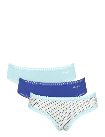 sloggi Sloggi Go Crush Hipster C3P Blue XS sloggi Sloggi Go Crush Hipster C3P Blue XS