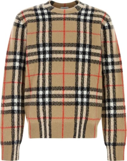 Burberry Herre Strikkevarer Beige XL,