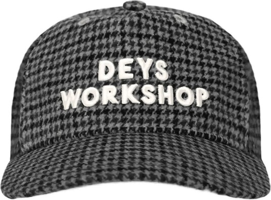 DEYS Malloy Wool Cap   CHARCOAL CHECK   One Size