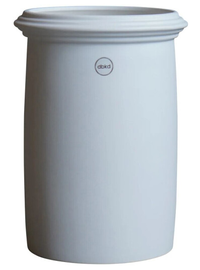 DBKD Krusett krukke matt hvit Large Ø18 cm
