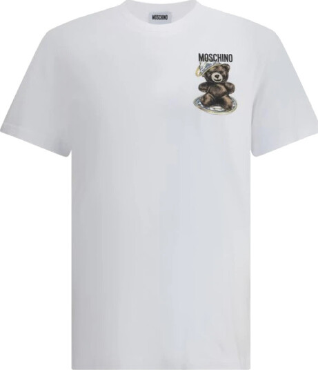 Moschino Herre Topper Hvit L, Moschino Herre Topper Hvit L,