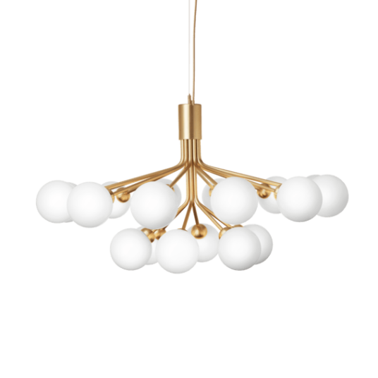 Nuura Apiales 18 messing/opal Nuura Apiales 18 messing/opal