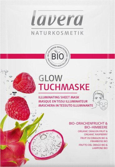 Lavera Sheet Mask Illuminating M. Dragon Fruit & Bringebær