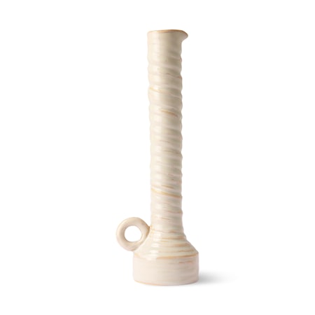 Ceramic glazed Vase Cream