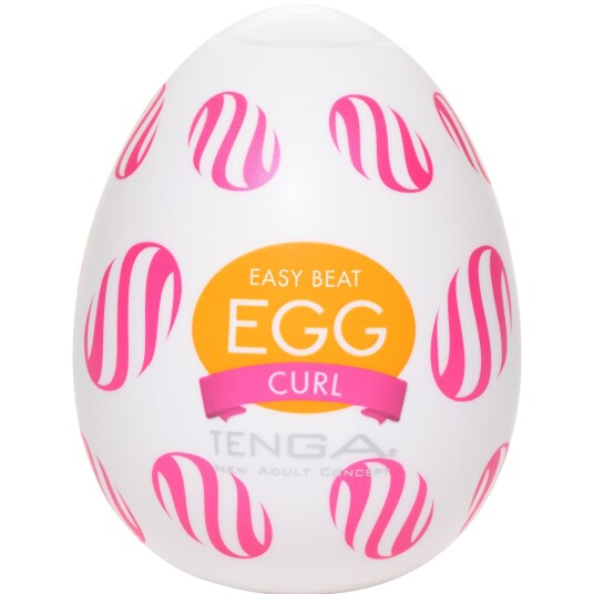 Tenga Egg Curl Masturbator        - Hvit
