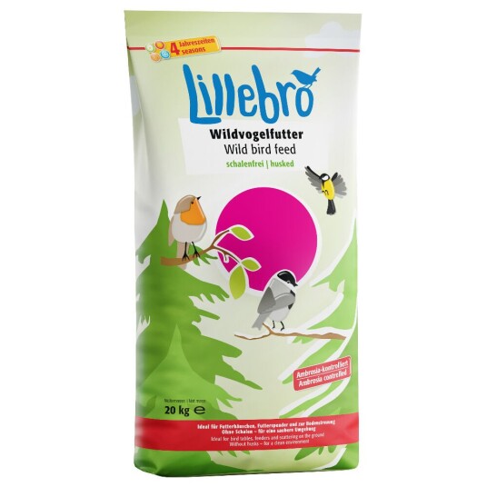 Lillebro Villfuglfôr Uten Skall 20 kg