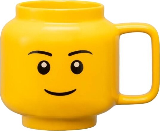 LEGO® Krus 55 cl nøytralt fjes gul LEGO® Krus 55 cl nøytralt fjes gul