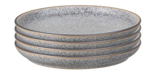 Denby - Studio Grey Coupe tallerken 21 cm 4 stk