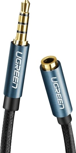 Ugreen Av118 Aux Jack 3,5 Mm Lydforlengelseskabel, 2 M (Blå)
