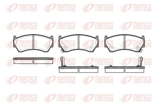Bremseklosser REMSA 0592.02