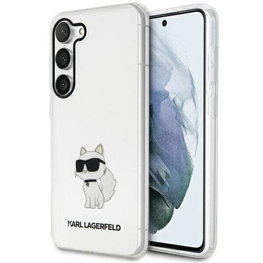 Karl Lagerfeld Transparent Choupette Mobildeksel for Samsung Galaxy S23+
