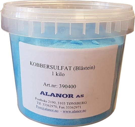 Kobbersulfat Blåstein 25kg 25 kg