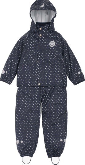 Viking Jolly Print Rain Set Kids Navy Navy 98