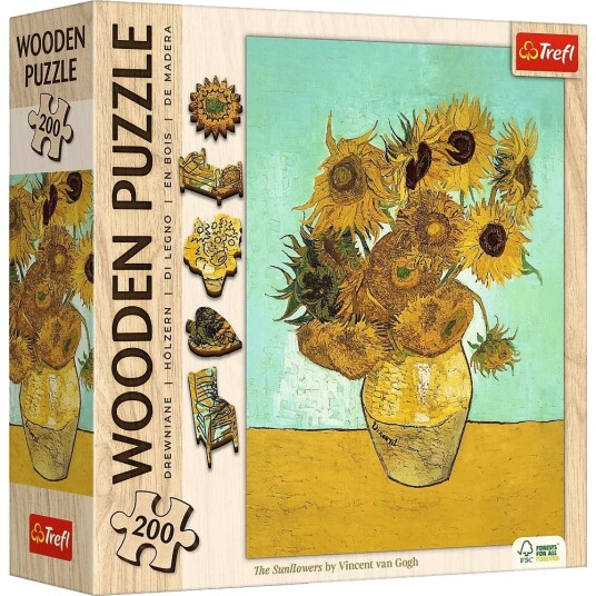 Trefl Trepuslespill 200 Brikker Vincent van Gogh: Solsikker Trefl Trepuslespill 200 Brikker Vincent van Gogh: Solsikker