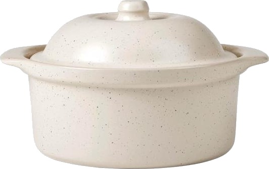 Broste Copenhagen  Vig ildfast form m/lokk 20,5x24x8,5 cm beige