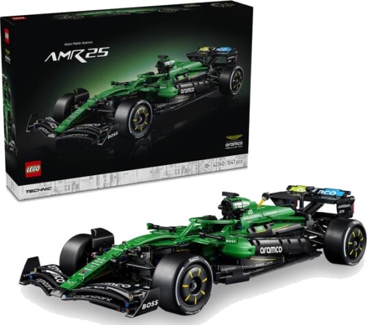 LEGO Technic Aston Martin Aramco AMR25 F1 42240