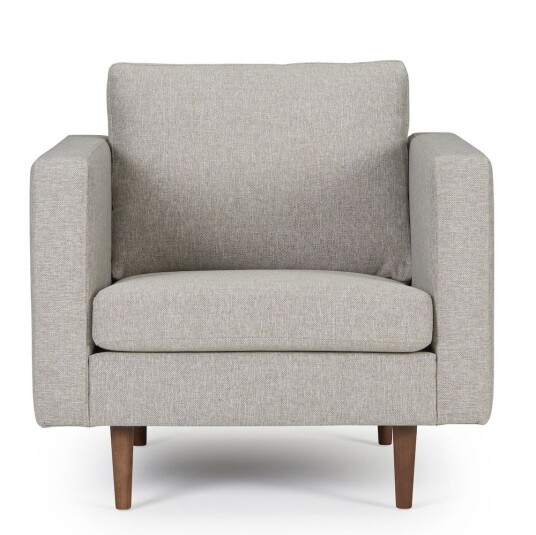 Kragelund Furniture Kragelund Otto lenestol, Dark sand Stoff Unoliving
