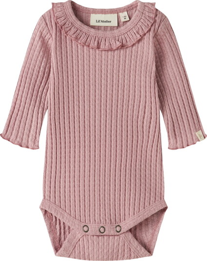 Lil"Atelier Nbfkelsa Ls Slim Body Lil Pink 80