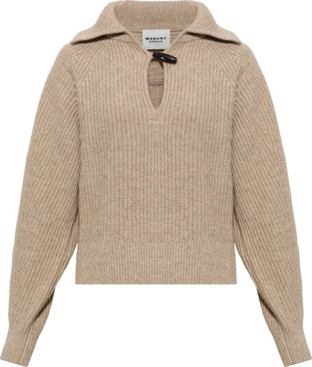 Isabel Marant Dame Strikkevarer Beige 2XS,