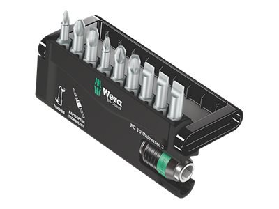 Wera Bit-Check 10 Universal 3 - Skrutrekkerspissett - 10 Deler Wera Bit-Check 10 Universal 3 - Skrutrekkerspissett - 10 Deler