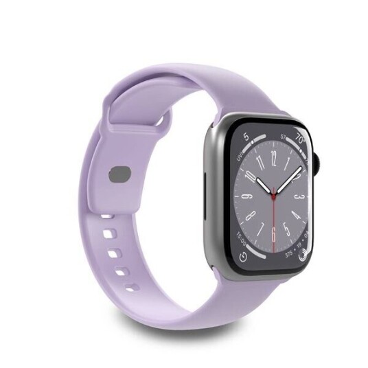 Puro Silicone watchband for Apple Watch 42–44–45-49 mm, lavender