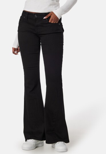 True Religion Joey Low Rise Flare Black Body Rinse 30