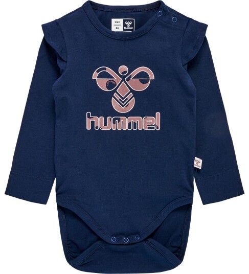 Hummel Body L/æ hmlDorthe Black Iris 3 år 98 Langermet Body Blå Rosa Hummel Body L/æ hmlDorthe Black Iris 3 år 98 Langermet Body Blå Rosa