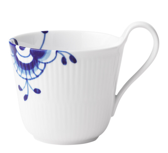Royal Copenhagen Blue Fluted Mega 33 cl kopp med høy hank Blå