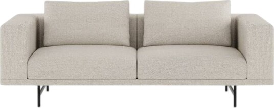 Vipp Loft 2 seters Sofa Bølget Off White/ Lysegrå/ Sort