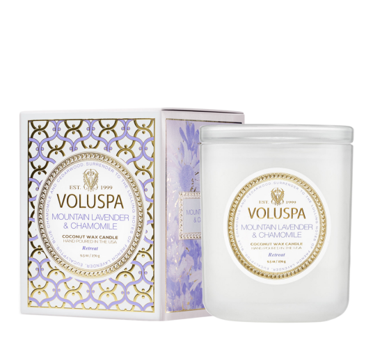Voluspa Maison Classic Boxed Candle Mountain Lavender & Chamomill