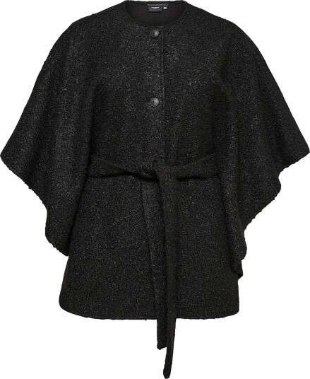 Vero Moda Curve - Jakke Vmchamborg Cape Cur - Svart
