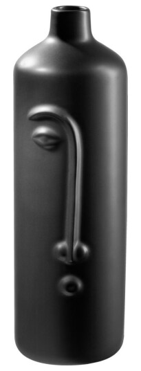 Vase Shirin; 10x28.5 cm (ØxH); Svart Vase Shirin; 10x28.5 cm (ØxH); Svart