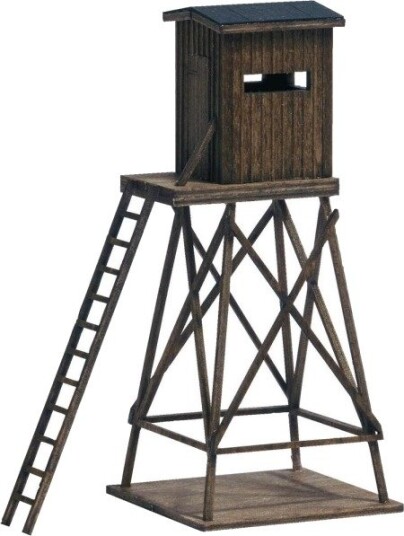 Busch 1496 H0 Skyvetårn I Ekte Tre Byggesett