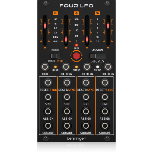 Behringer Four Lfo Quad Lfo With Assignable Waveforms Behringer Four Lfo Quad Lfo With Assignable Waveforms