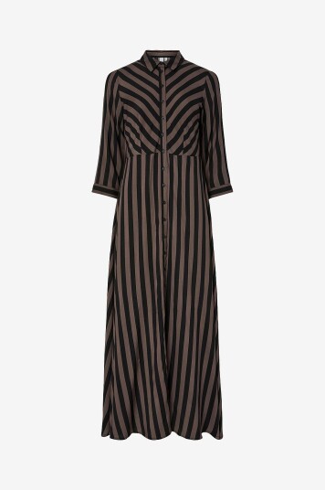 Yas Maxikjole yasSavanna Long Shirt Dress S. Noos Natur