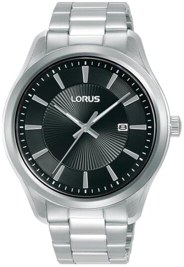 Lorus Herreklokke RH925RX9 Classic Sort/Stål Ø42 mm Lorus Herreklokke RH925RX9 Classic Sort/Stål Ø42 mm