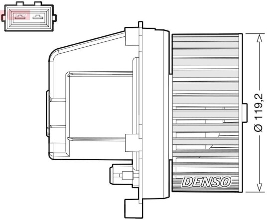 Kupévifte DENSO DEA33003