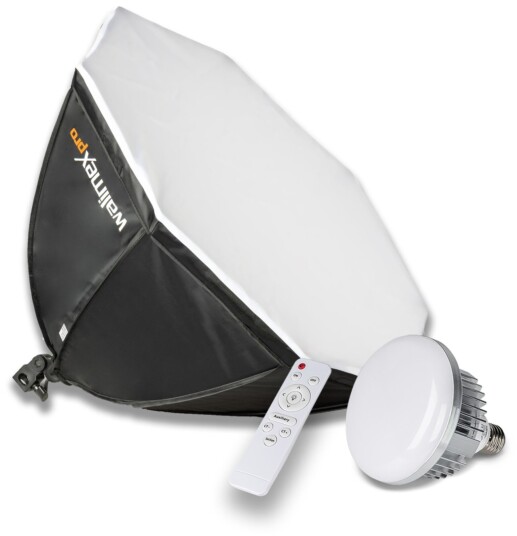Walimex Pro LED Oktagon Softboks Bi Color 45W 65cm