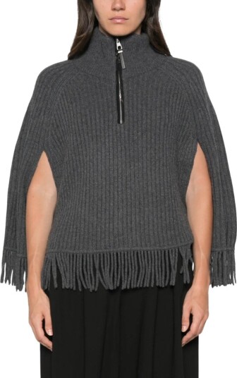 Simkhai Danni half zip top M grå dame