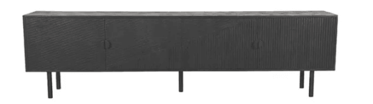 Trend Collection Cotia TV-benk Svart 220 x 40 x 60 cm Trend Collection Cotia TV-benk Svart 220 x 40 x 60 cm