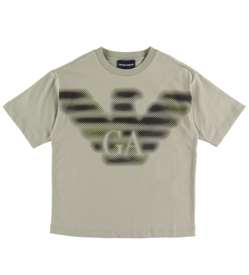 Giorgio Armani Emporio Armani T skjorte Tørket Sage/Svart m. Logo Emporio Armani 14 år 164 T skjorte Grønn