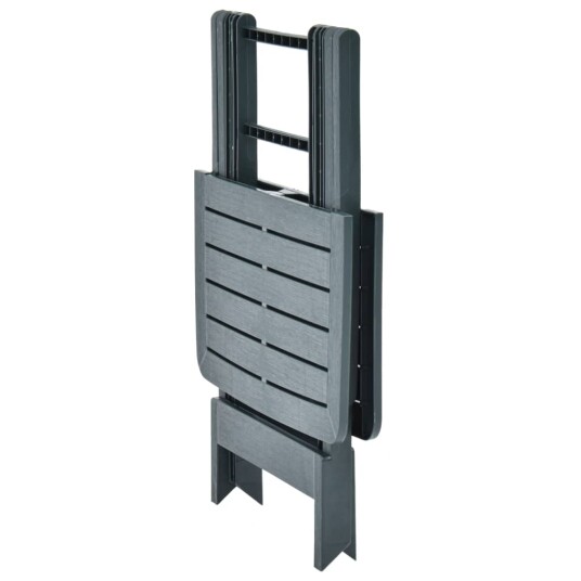 vidaXL Sammenleggbart hagebord grønn 79x72x70 cm plast