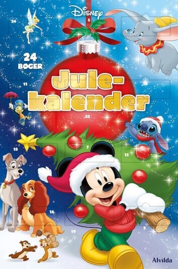 Disney Julekalender Med 24 Bildebøker
