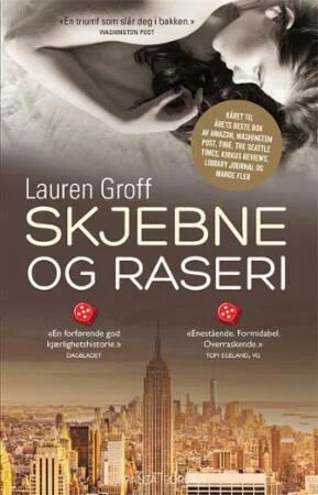 Skjebne og raseri av Lauren Groff - Papirbok fra Pantagruel Forlag A/S