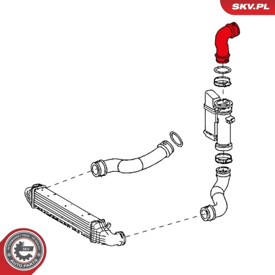 ESEN SKV 24SKV687 Ladeluftslange ESEN SKV 24SKV687 Ladeluftslange