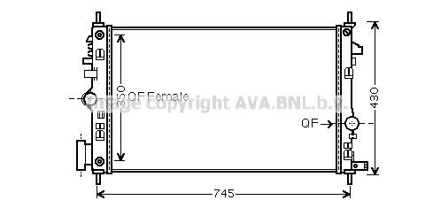 Radiator AVA Clever Choice OLA2473