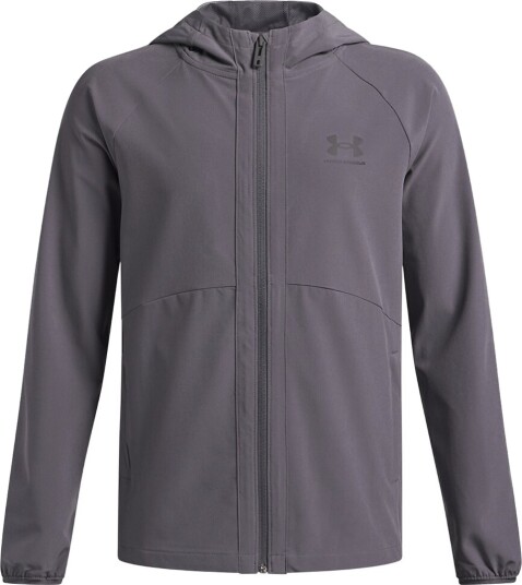 Under Armour Treningsjakke Vibe Woven Castlerock Under Armour 8 år (128) Overgangsjakke Grå