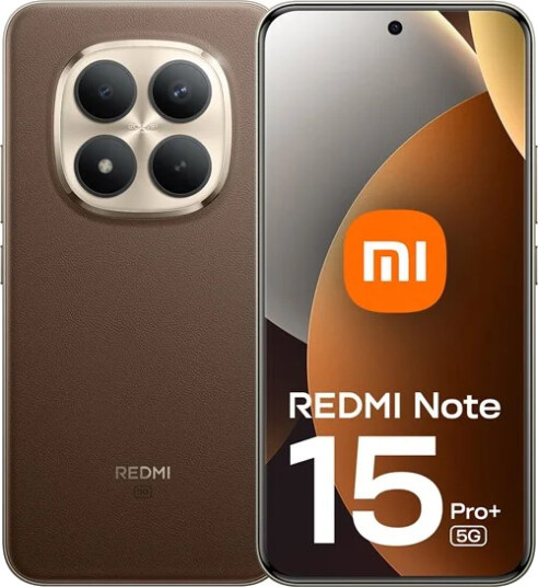 Xiaomi Redmi Note 15 Pro+ 5G Smarttelefon 12GB/512GB Mokkabrun med 6.83" OLED