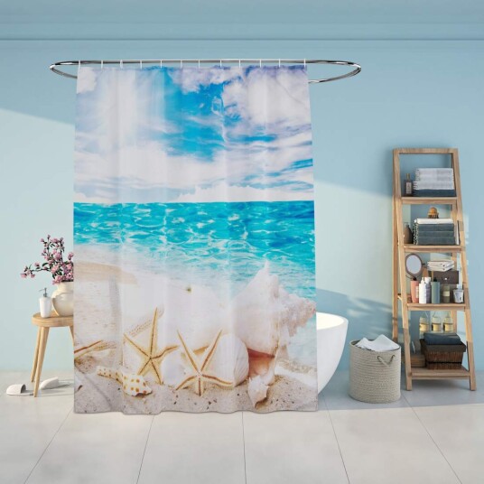 Dusjforheng 180x200 cm med motiv Dusjforheng 180x200 cm med motiv