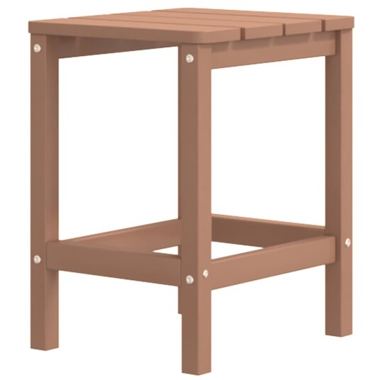 vidaXL Adirondack hagestoler med bord HDPE brun vidaXL Adirondack hagestoler med bord HDPE brun